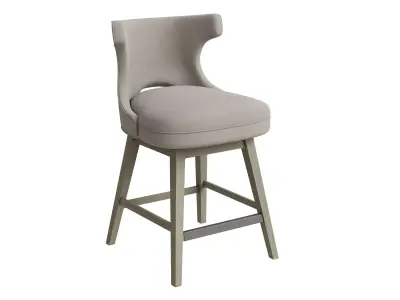 37 Inch Swivel Counter Stool 3D model