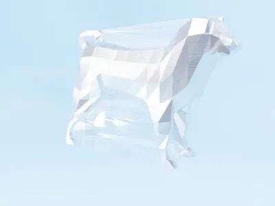 Japanese Breed Dog Shiba Inu Low-poly 3D model