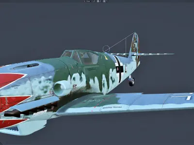 Me 109K 4 Free 3D model