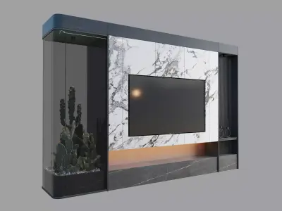Tv Display Vray Free 3D model