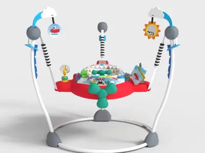 BABY WALKER JUMPEROO Low-poly 3D model