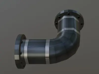 Pipe corner 3D model