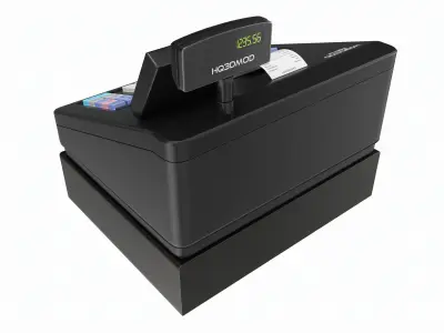 Electronic Cash Register 3D model