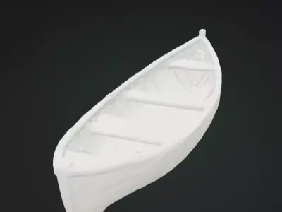 Boat 3D Model Realistic Decorative Vessel Free 3D print model
