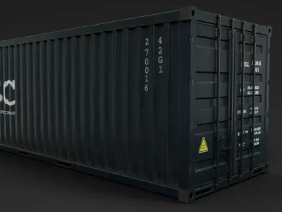 Shipping Container 3D model 3D model
