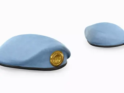 Beret Low-poly 3D model