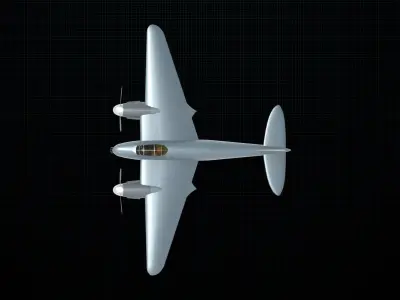 de Havilland DH 98 Mosquito 1 3D model