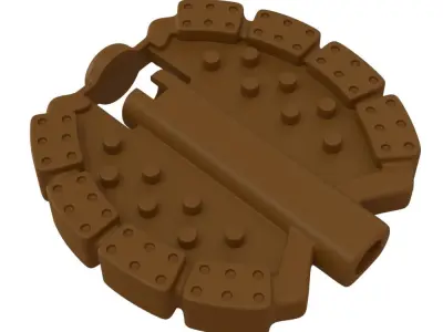 Kids bike pedals collection 3D model