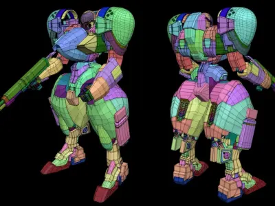 Power Loader X-4 - PD 802 - Armored Infantry - Power Dolls 3D model