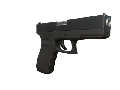 Glock18 Rigged 3D model