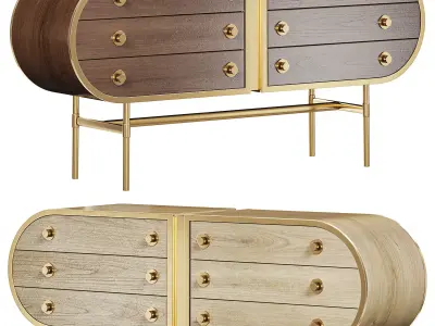  MORYSON SIDEBOARD By Mezzocollection 3D model