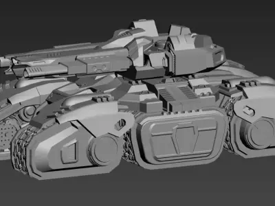 tank for military 3D model