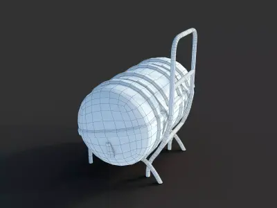 Rescue Capsule for Ship 3D model