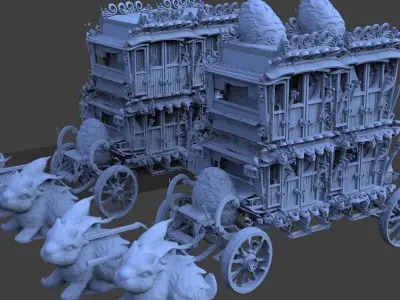 Golden Easter Stage 2 designs 3D model