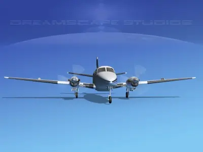 Beechcraft B99 Centennial  3D model