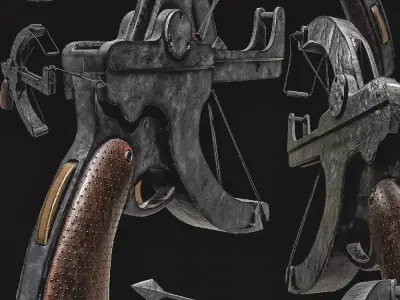 Little Joe crossbow  WW2 Low-poly 3D model
