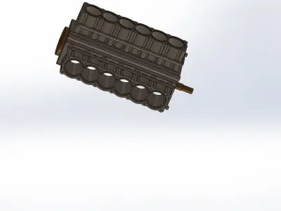 cylinderical block Free 3D model