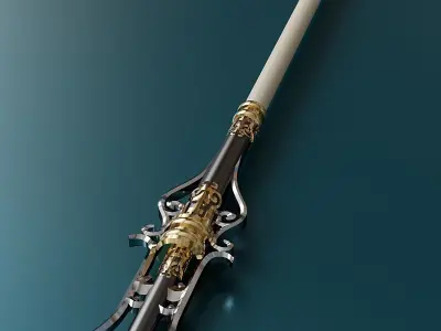 Fantasy weapon set 6 3D model