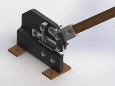 Tesoura de Bancada  Stand Scissors Free 3D model