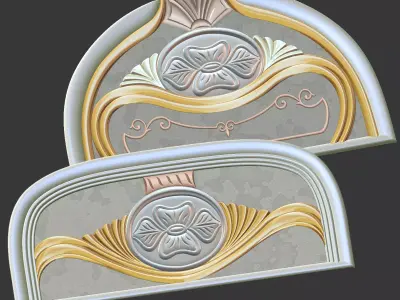 Bed CNC 3d model classic Free 3D print model