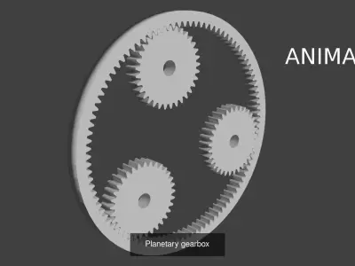 Gears Collection animated 3D Model Pack