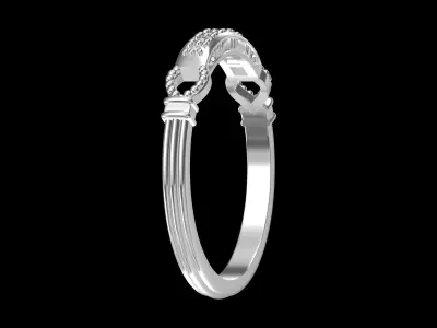 Wedding band Free 3D print model order