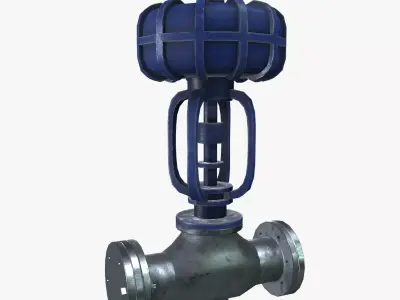 Industrial Valve 3D model buy