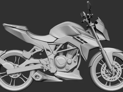 AD Motorcycle - Italika Vort-X 300 3D print model