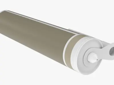 Sealant cartridge open mockup 3D model purchase