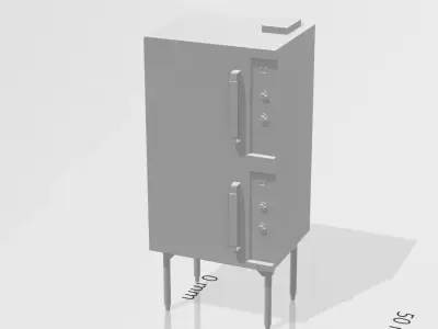 industrial oven 3D print model