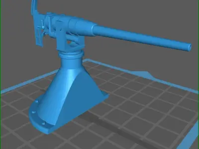 47 mm Hotchkiss Artillery  3D print model