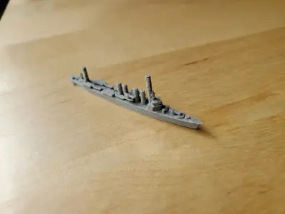US Wickes Class Destroyer Warship 3D print model