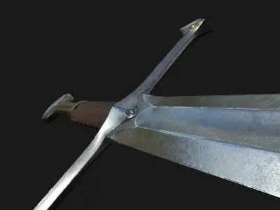 Sword lord of rings Free 3D model