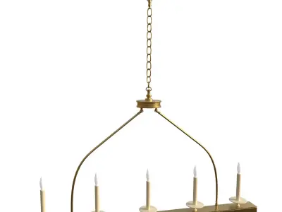 Launceton Large Linear Pendant 3D model