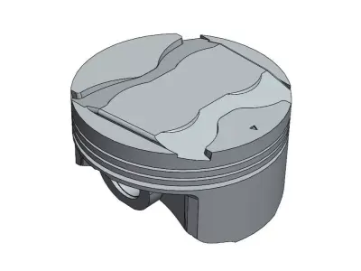 Piston 3D model purchase