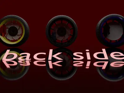 Car Wheels Free 3D model