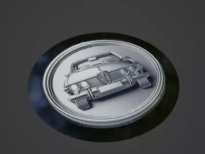 Car Pendant Medallion 3D print model