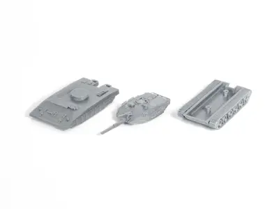 Merkava Tank Model Kit Free 3D print model