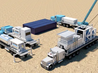 Truck models 3D model