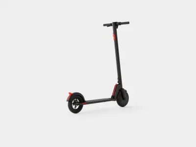 Gotrax Lithium Black Folding Adult Electric Scooter Low-poly 3D model