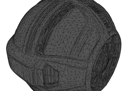 Futuristic Energy Shield Generator 3D model buy