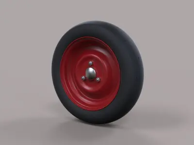 Wheel of scooter 3D model