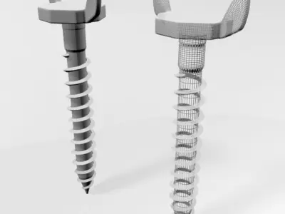Drywall Screw 10 3D model