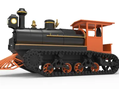 Vintage Monster tank Version 4 Scale 1 to 25 3D print model