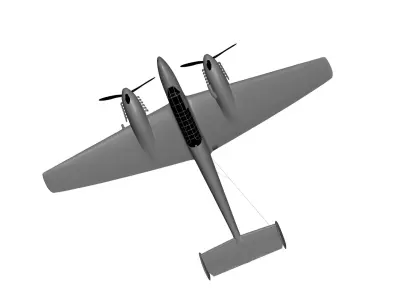 Messerschmitt Bf 110 3D model