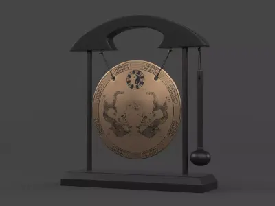 Table Gong 3D model