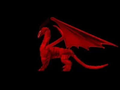Red Dragon 3DMax 2016 Free low-poly 3D model