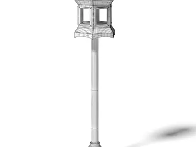 Metal Bird Feeder 3D Model 3D model