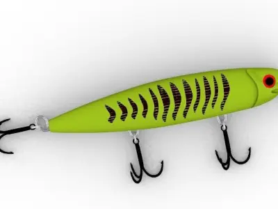 3d model lure fishing 3D model