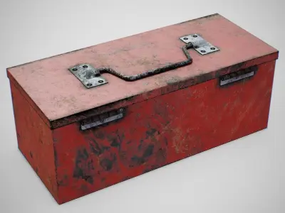 Toolbox - Generic 02 Dirty Low-poly 3D model